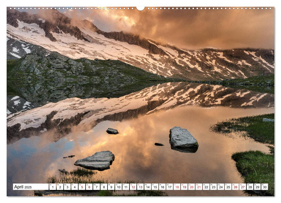 Alpen gespiegelt (CALVENDO Wandkalender 2025)