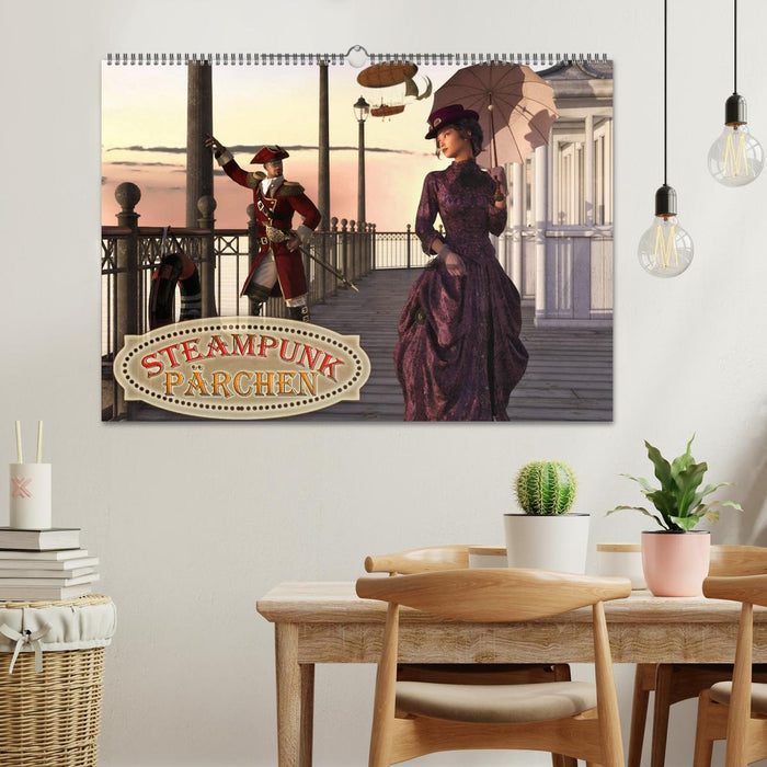 Steampunk Pärchen (CALVENDO Wandkalender 2025)