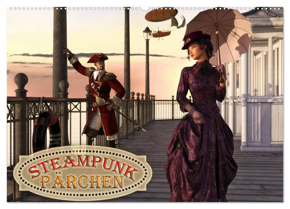 Steampunk Pärchen (CALVENDO Wandkalender 2025)