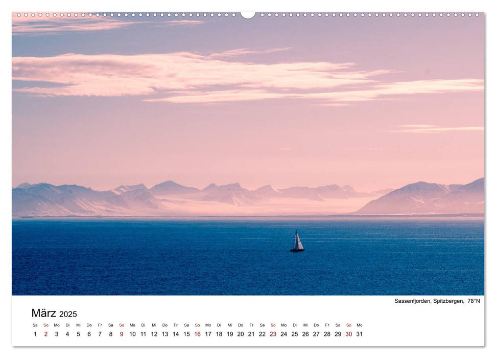 Zwischen Trondheim und Spitzbergen (CALVENDO Premium Wandkalender 2025)