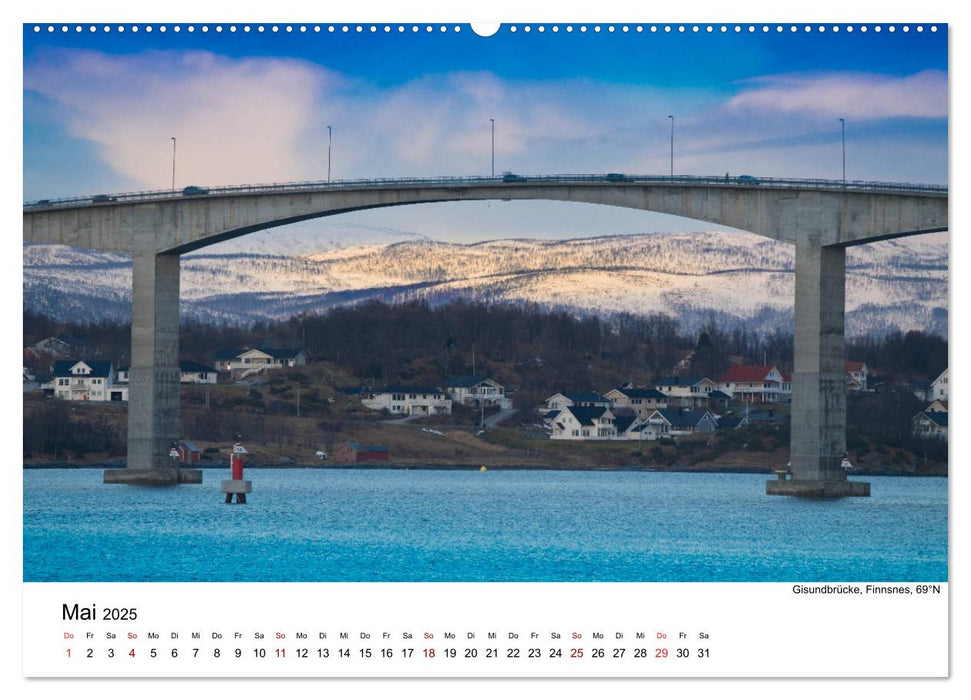 Zwischen Trondheim und Spitzbergen (CALVENDO Premium Wandkalender 2025)