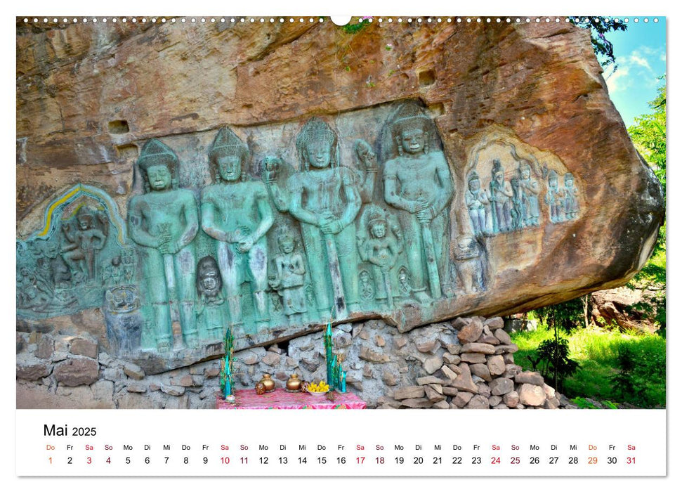 Angkor & Umgebung – Eindrucksvolle Fotos aus dem Reich der Khmer (CALVENDO Premium Wandkalender 2025)