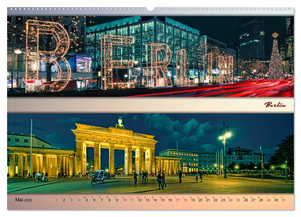 Europäische Metropolen - Panoramen (CALVENDO Premium Wandkalender 2025)