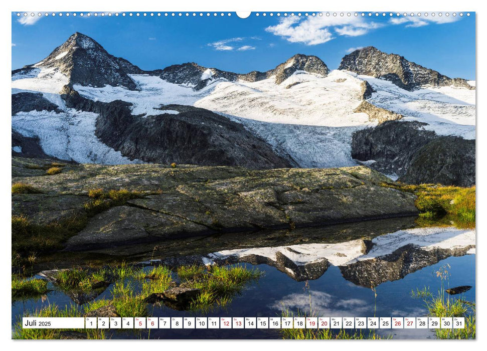 Alpen gespiegelt (CALVENDO Premium Wandkalender 2025)