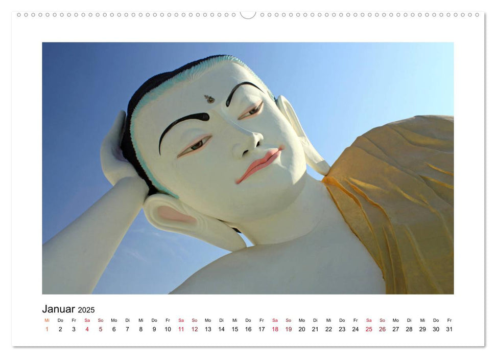 Mystisches Myanmar (CALVENDO Premium Wandkalender 2025)