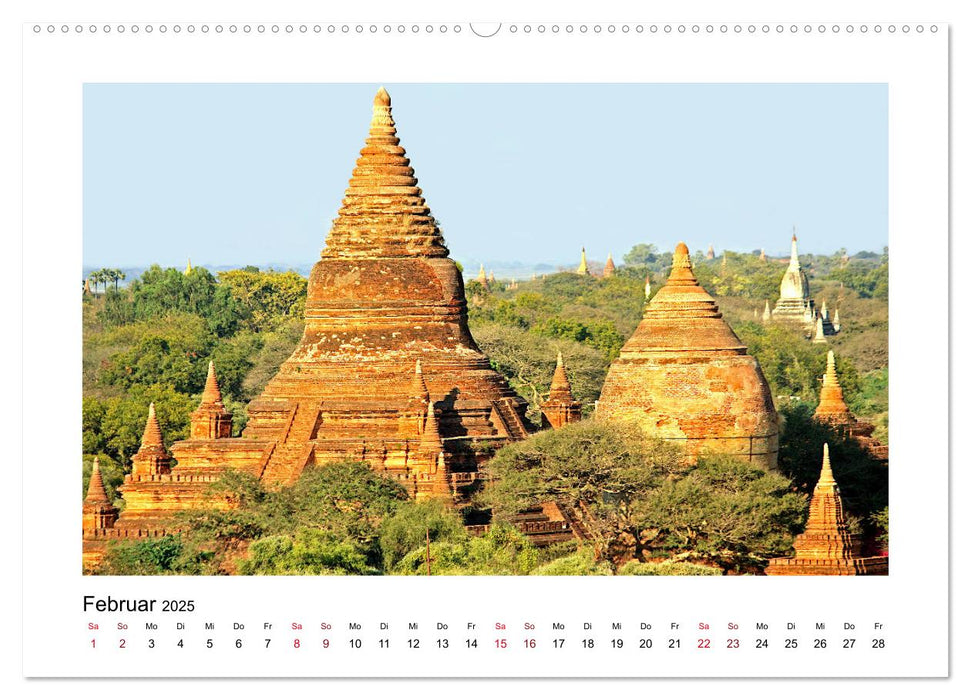 Mystisches Myanmar (CALVENDO Premium Wandkalender 2025)