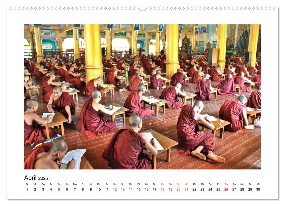 Mystisches Myanmar (CALVENDO Premium Wandkalender 2025)