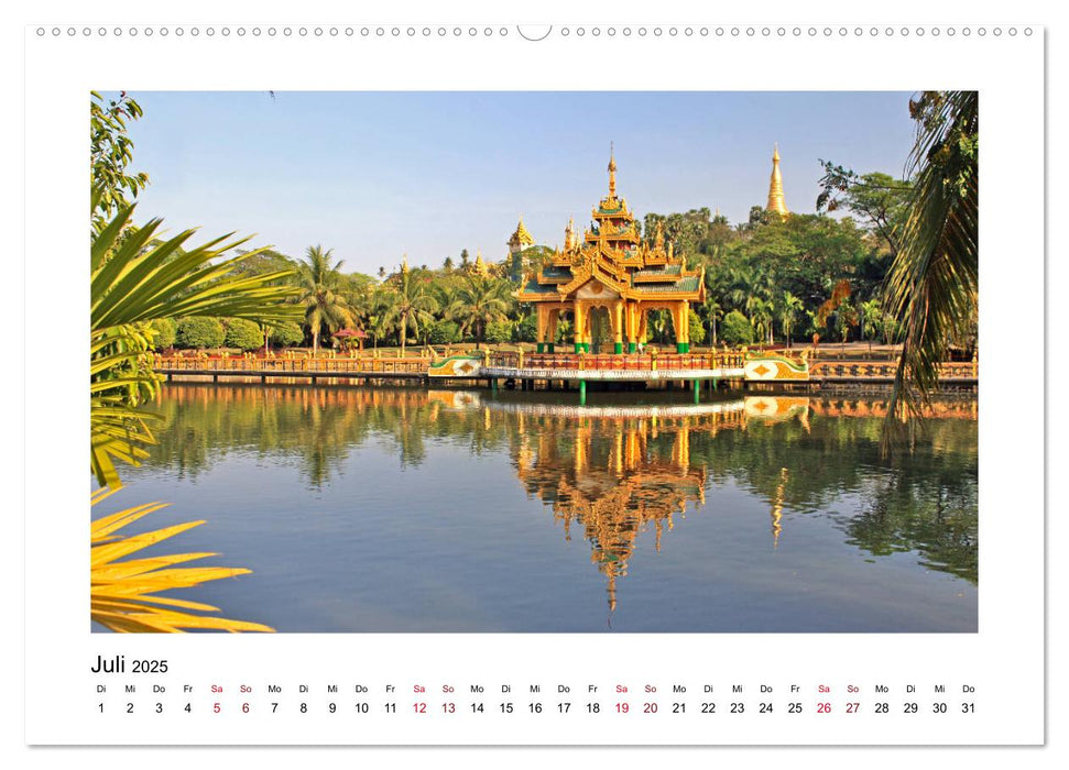 Mystisches Myanmar (CALVENDO Premium Wandkalender 2025)