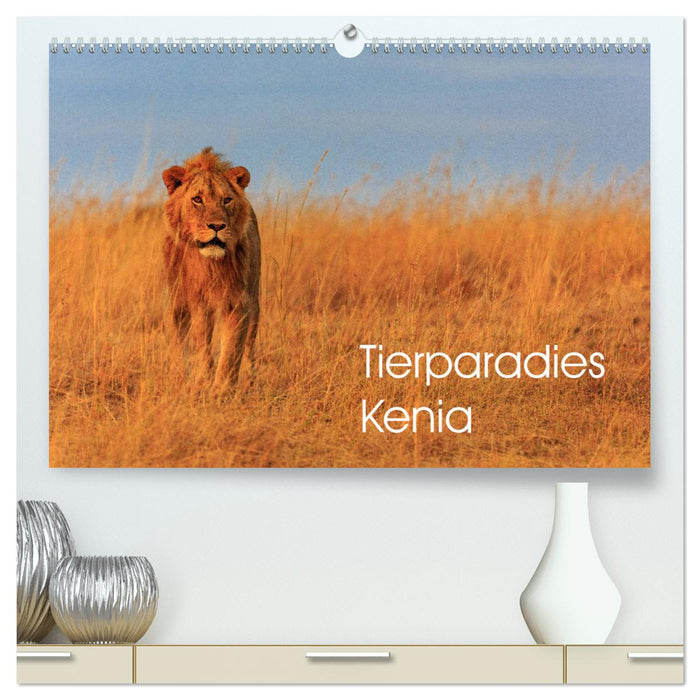 Tierparadies Kenia (CALVENDO Premium Wandkalender 2025)