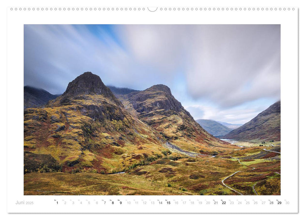 Schottland - Ein Roadtrip durch die herbstlichen Highlands (CALVENDO Premium Wandkalender 2025)