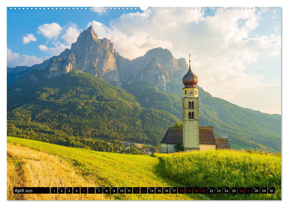 Sehnsucht Seiser Alm (CALVENDO Premium Wandkalender 2025)