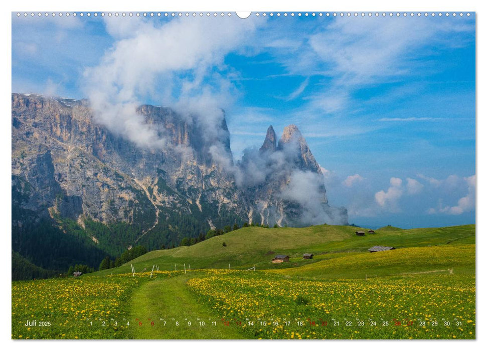 Sehnsucht Seiser Alm (CALVENDO Premium Wandkalender 2025)