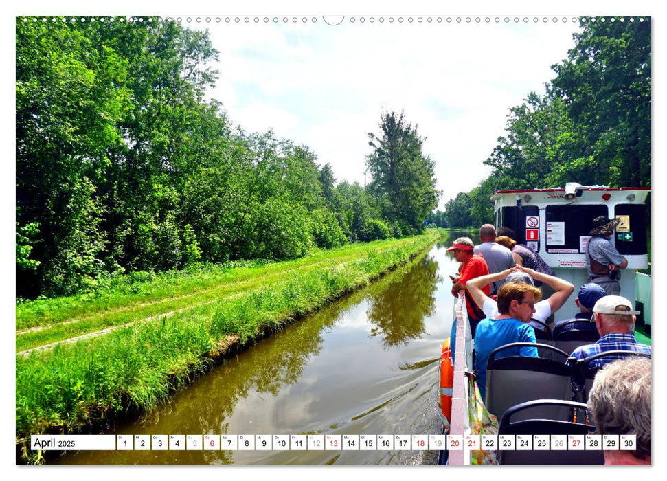 Oberländischer Kanal - Wo Schiffe über Land rollen (CALVENDO Premium Wandkalender 2025)