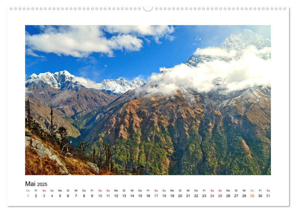 Nepal - Wanderparadies zwischen Annapurna & Everest (CALVENDO Premium Wandkalender 2025)