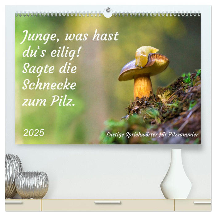 Junge, was hast du`s eilig (CALVENDO Premium Wandkalender 2025)