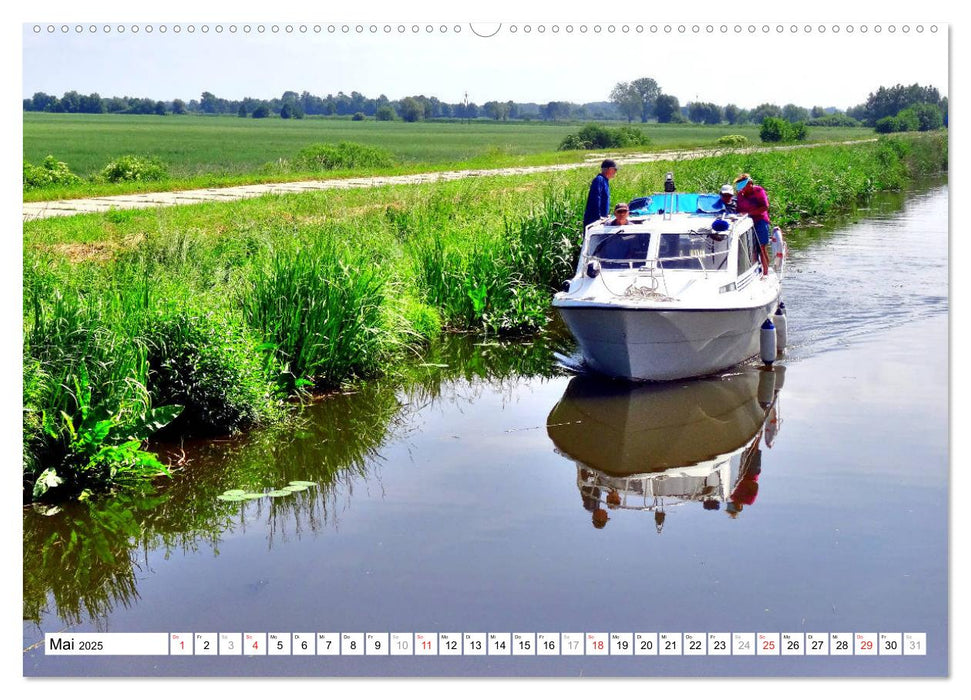 Oberländischer Kanal - Wo Schiffe über Land rollen (CALVENDO Wandkalender 2025)