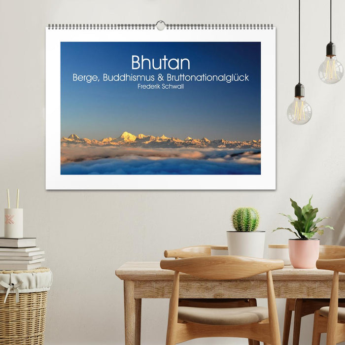 Bhutan – Berge, Buddhismus & Bruttonationalglück (CALVENDO Wandkalender 2025)