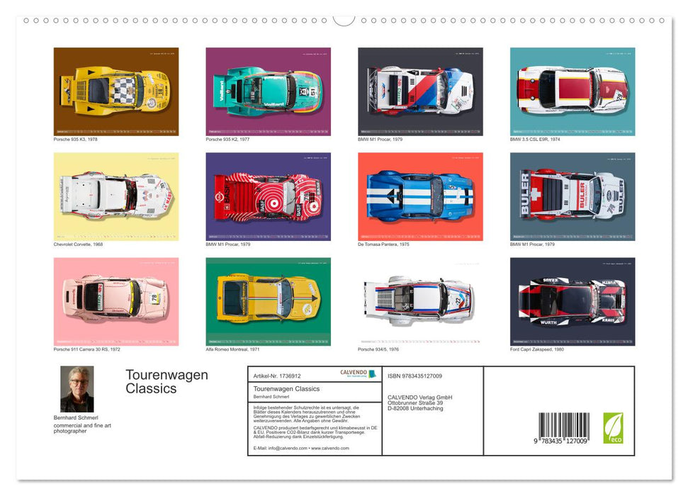 Tourenwagen Classics (CALVENDO Premium Wandkalender 2025)