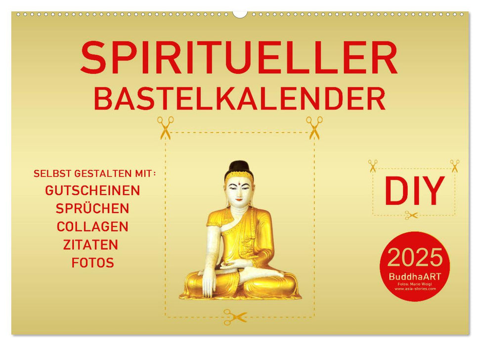 Spiritueller Bastelkalender (CALVENDO Wandkalender 2025)