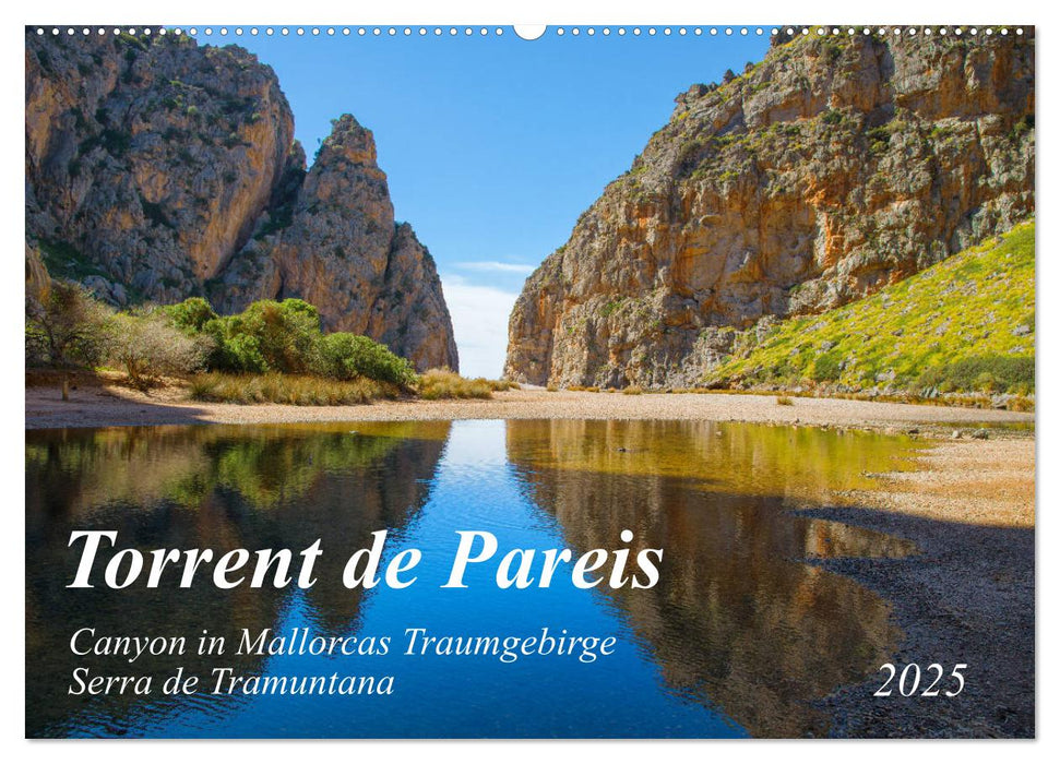 Torrent de Pareis - Mallorca (CALVENDO Wandkalender 2025)