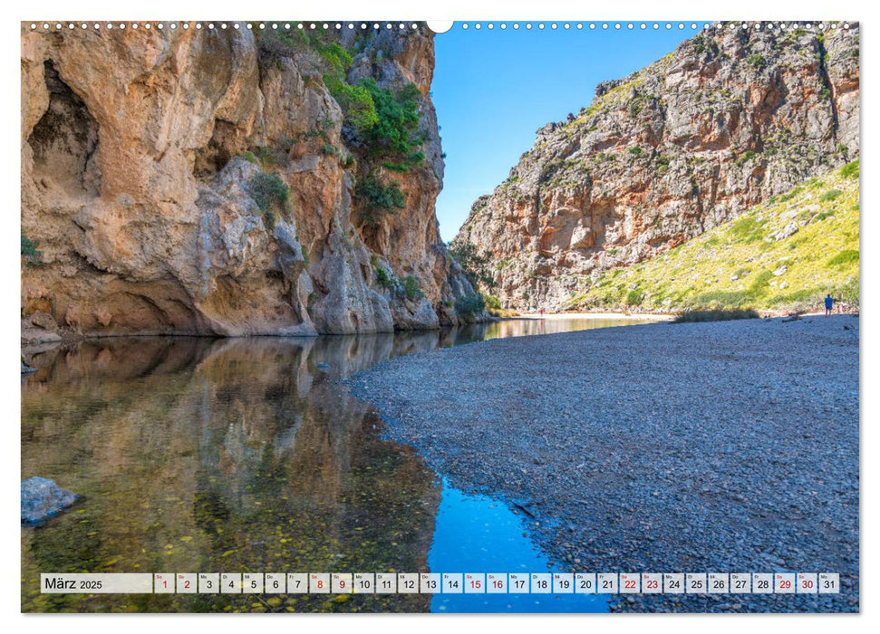 Torrent de Pareis - Mallorca (CALVENDO Wandkalender 2025)