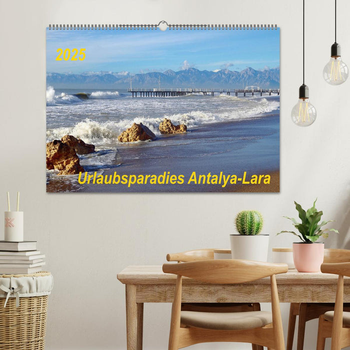 Urlaubsparadies Antalya-Lara (CALVENDO Wandkalender 2025)