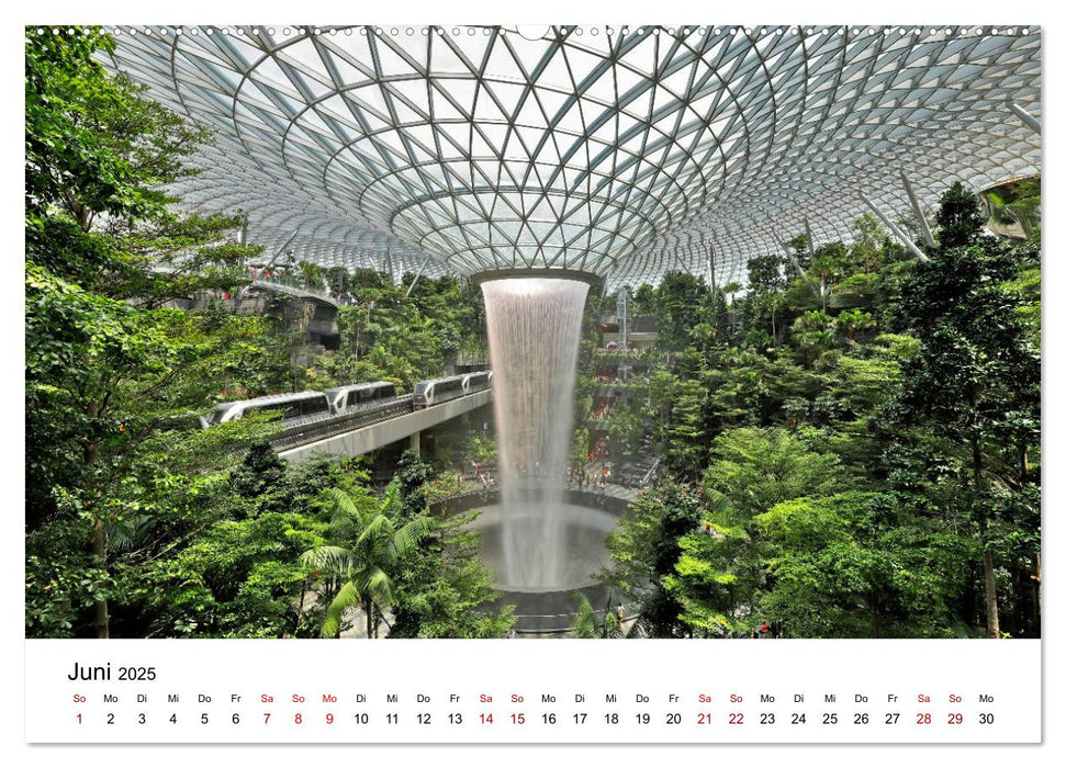 Singapur - Perle Südostasiens (CALVENDO Premium Wandkalender 2025)