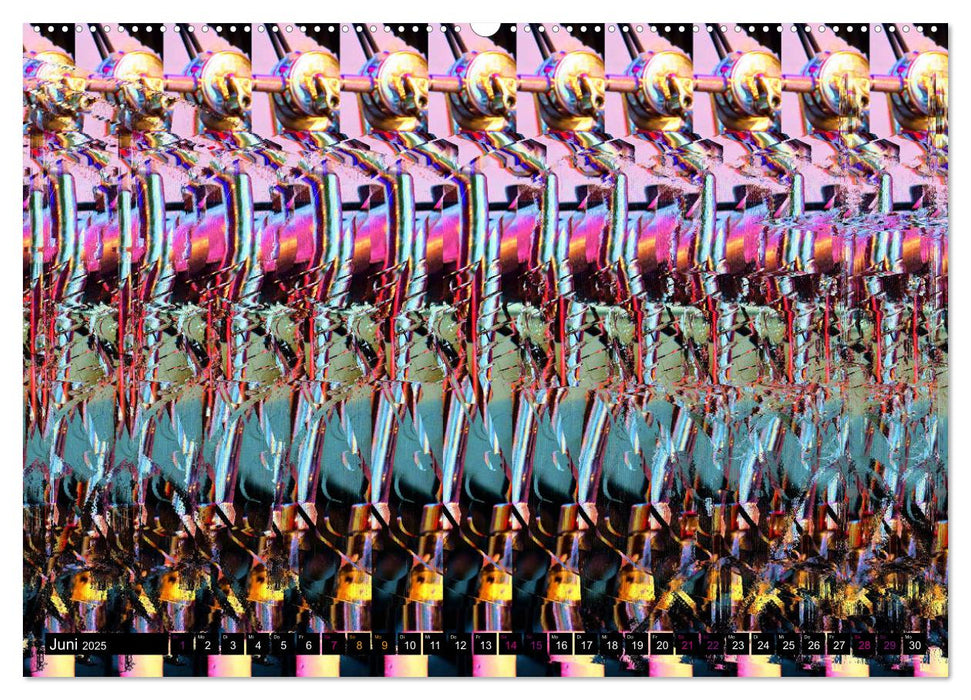 Magische Bilder - 3D Stereogramme (CALVENDO Wandkalender 2025)