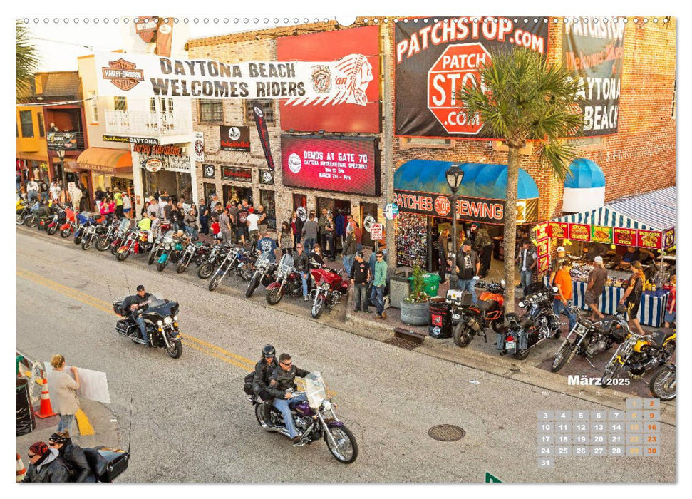 Fernweh und Traumziele: Auf Motorrad-Tour in den USA (CALVENDO Premium Wandkalender 2025)