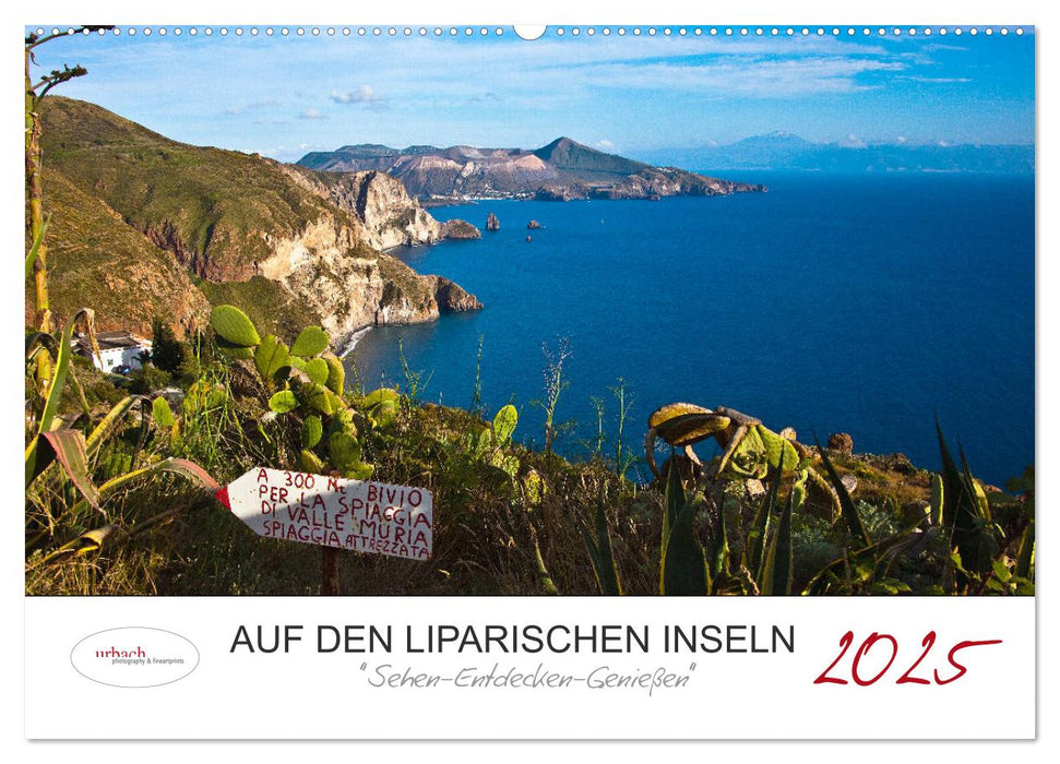 Auf den Liparischen Inseln (CALVENDO Wandkalender 2025)