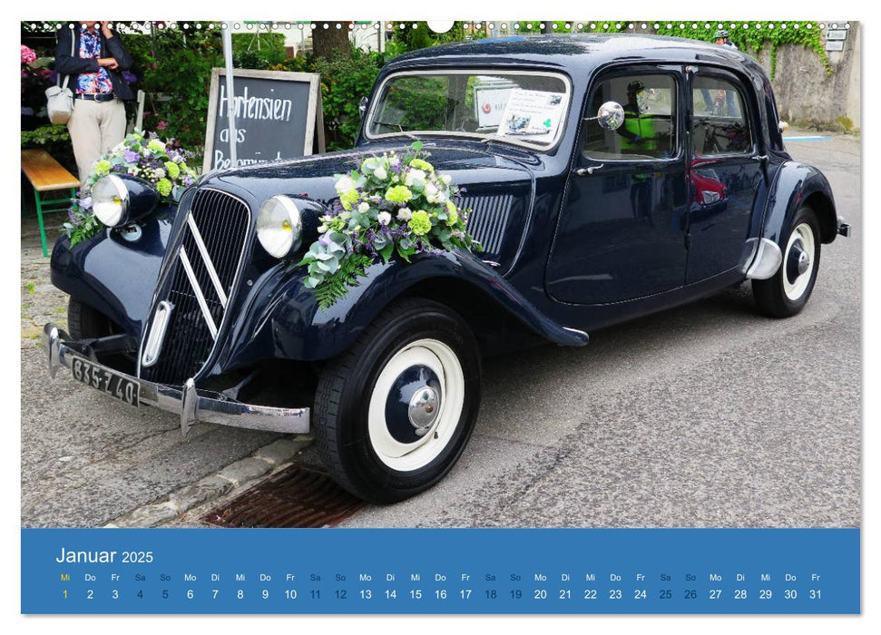 Citroen Traction Avant (CALVENDO Premium Wandkalender 2025)