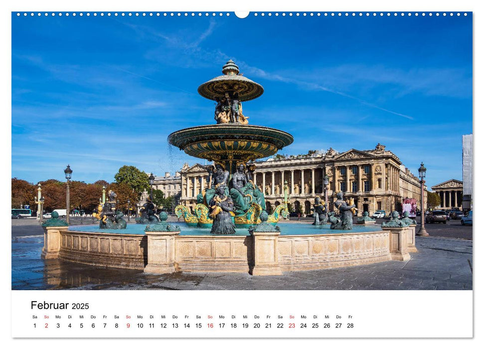 Unterwegs in der französischen Hauptstadt Paris (CALVENDO Premium Wandkalender 2025)