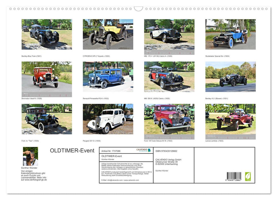 OLDTIMER-Event (CALVENDO Wandkalender 2025)