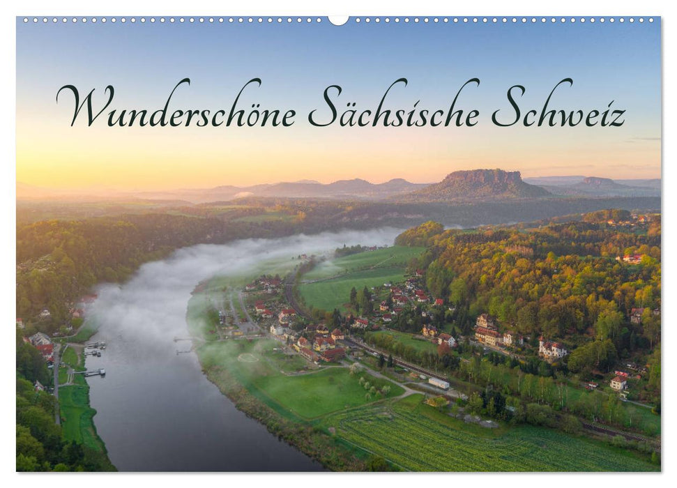 Wunderschöne Sächsische Schweiz (CALVENDO Wandkalender 2025)