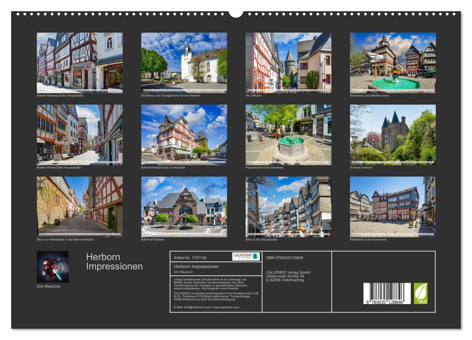 Herborn Impressionen (CALVENDO Premium Wandkalender 2025)