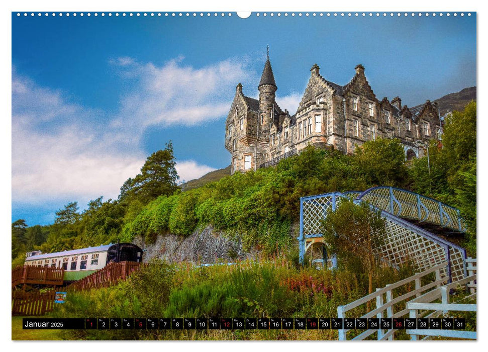 Blickpunkte SCHOTTLAND (CALVENDO Premium Wandkalender 2025)