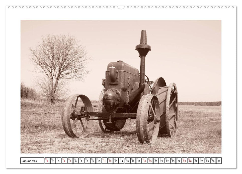 Von Lanz Bulldog bis Hanomag Traktor - Klassiker 1926 - 1975 (CALVENDO Premium Wandkalender 2025)