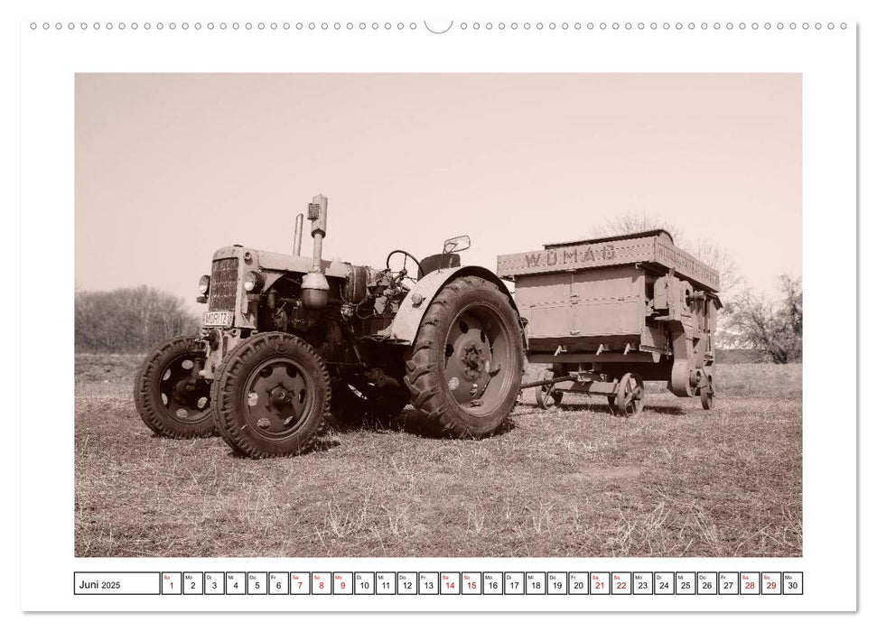 Von Lanz Bulldog bis Hanomag Traktor - Klassiker 1926 - 1975 (CALVENDO Premium Wandkalender 2025)