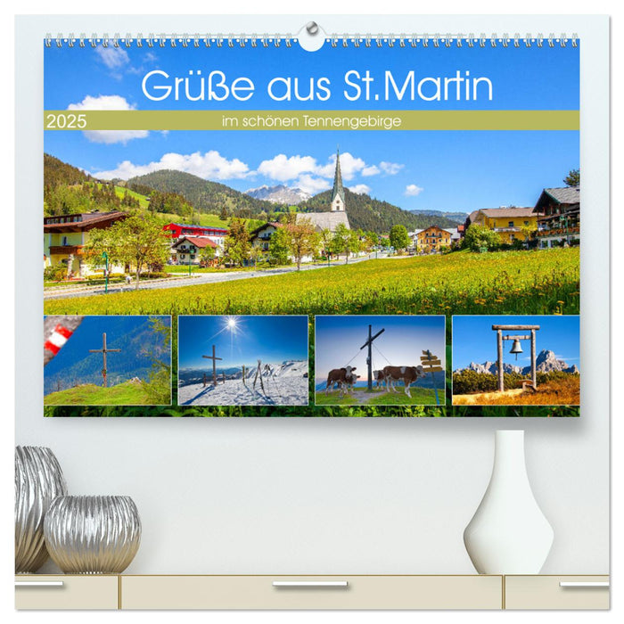 Grüße aus St.Martin (CALVENDO Premium Wandkalender 2025)