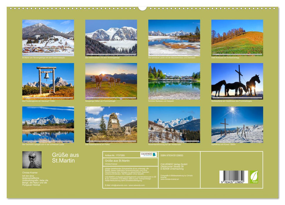 Grüße aus St.Martin (CALVENDO Premium Wandkalender 2025)