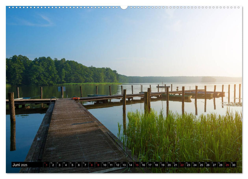 Stille Seen um Himmelpfort (CALVENDO Premium Wandkalender 2025)