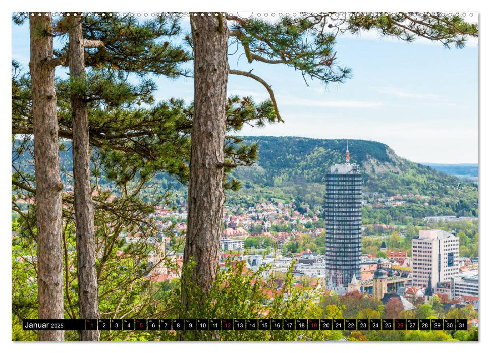 Jena und Umgebung - Von Jena bis Dornburg (CALVENDO Premium Wandkalender 2025)