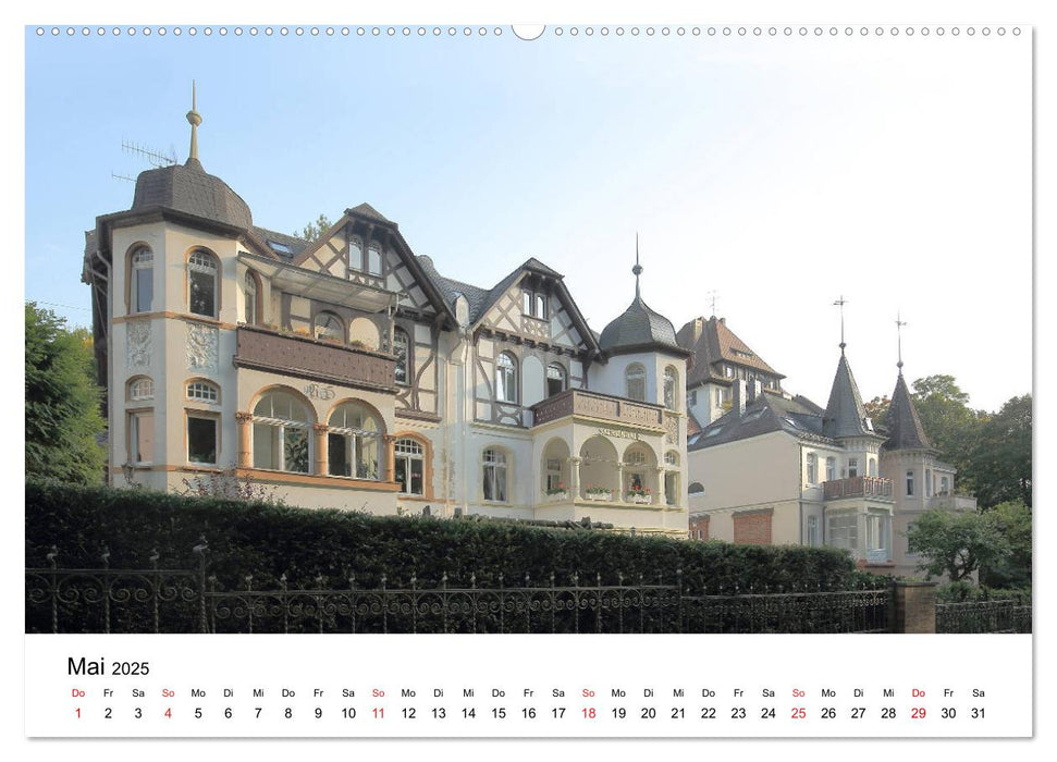 Wiesbaden - Stadt der Villen (CALVENDO Premium Wandkalender 2025)