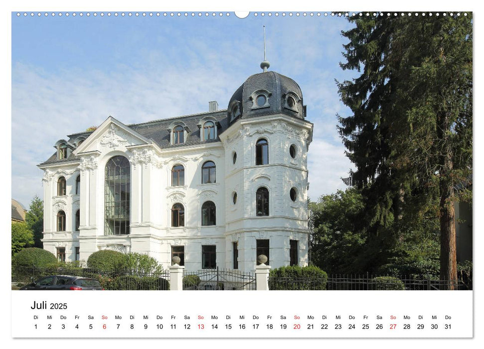 Wiesbaden - Stadt der Villen (CALVENDO Premium Wandkalender 2025)