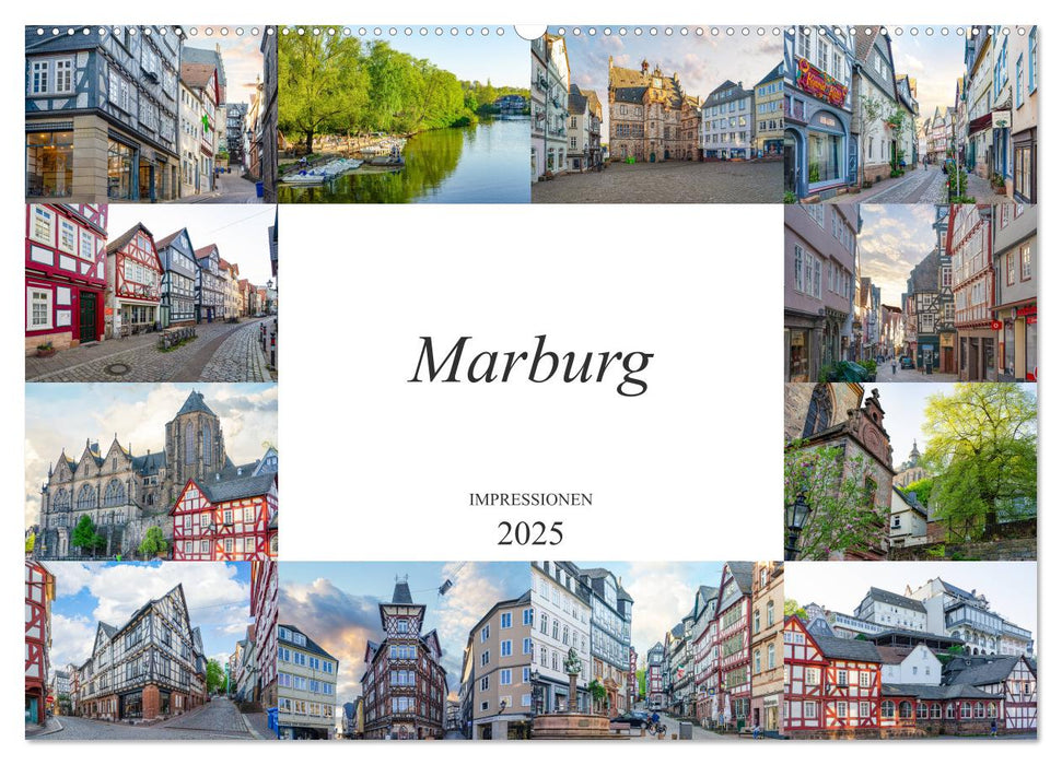 Marburg Impressionen (CALVENDO Wandkalender 2025)