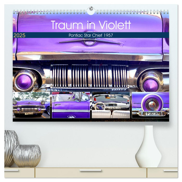 Traum in Violett - Pontiac Star Chief 1957 (CALVENDO Premium Wandkalender 2025)