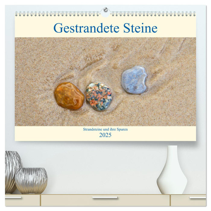 Gestrandete Steine (CALVENDO Premium Wandkalender 2025)