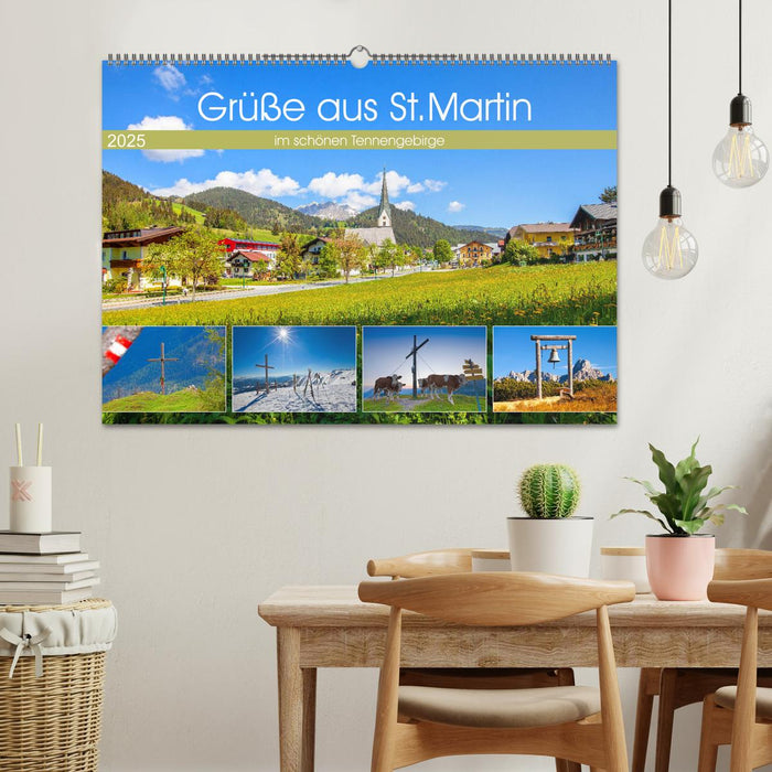 Grüße aus St.Martin (CALVENDO Wandkalender 2025)