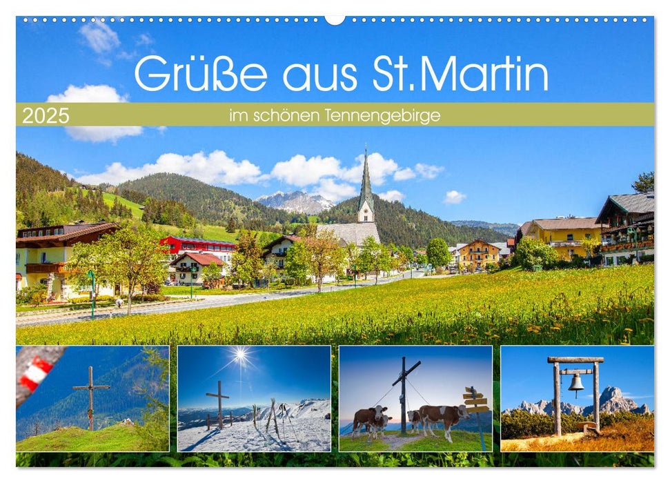 Grüße aus St.Martin (CALVENDO Wandkalender 2025)