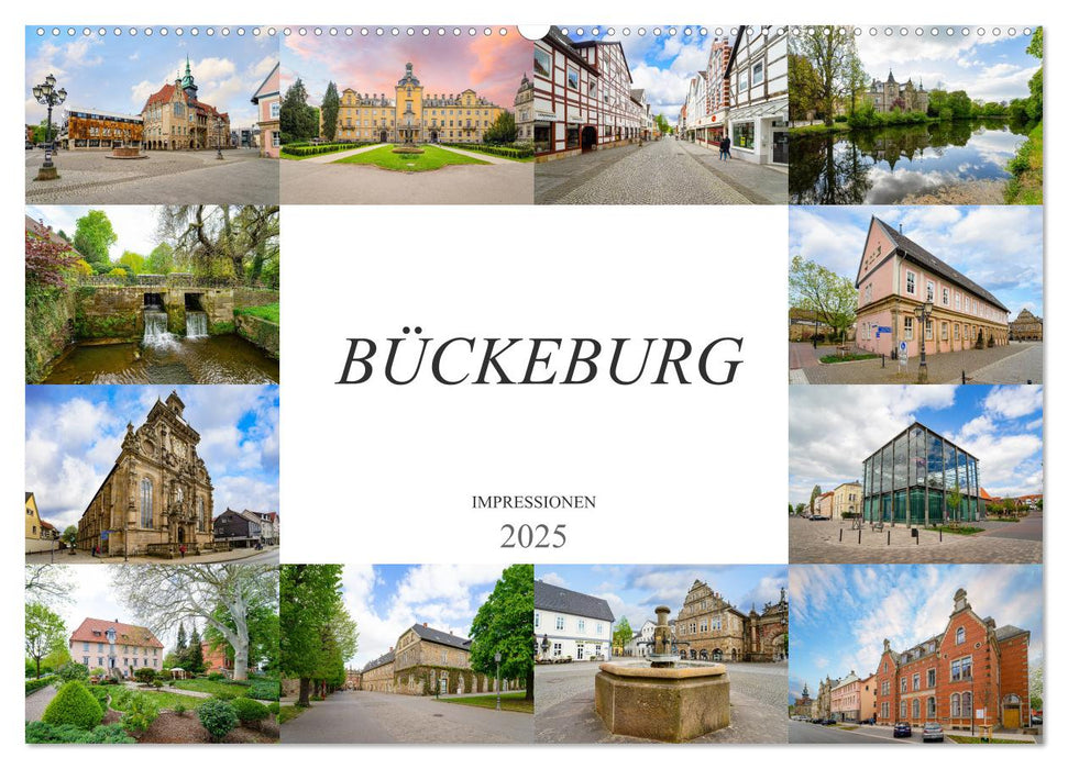 Bückeburg Impressionen (CALVENDO Wandkalender 2025)